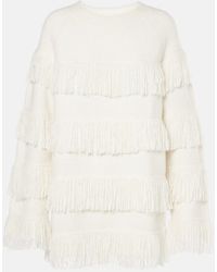 Lisa Yang - Agneta Fringed Cashmere-Blend Sweater - Lyst