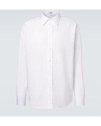 Loewe - Camisa De Popelin De Algodon - Lyst