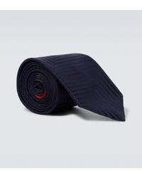 Giorgio Armani Krawatte aus Seide - Blau