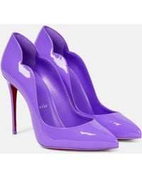 Christian Louboutin - Hot Chick Patent-leather Courts - Lyst