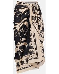 Johanna Ortiz - Printed Cotton Beach Cover-Up - Lyst