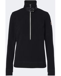 Moncler - Fleece Half-Zip Ski Sweater - Lyst