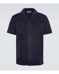 Orlebar Brown - Camisa Howell en felpa de algodon - Lyst