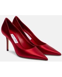 Jimmy Choo - Love 85 Satin Pumps - Lyst