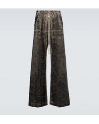 Rick Owens - Drkshdw Coated Cotton Wide-Leg Pants - Lyst