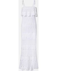 Anna Kosturova - Marianne Crochet Cotton Maxi Dress - Lyst