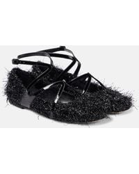 Jimmy Choo - Astoria Tinsel Ballet Flats - Lyst
