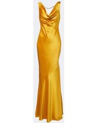 retroféte - Keryn Embellished Satin Gown - Lyst