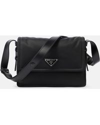 Prada - Traveller Small Padded Shoulder Bag - Lyst