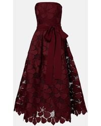 Elie Saab - Silk-Blend Guipure Lace Cocktail Dress - Lyst