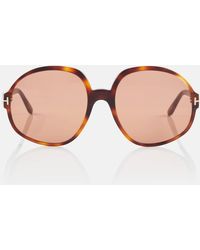 Tom Ford - Oversize-Sonnenbrille Claude-02 - Lyst