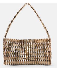 Saint Laurent - Evening Mini Embroidered Shoulder Bag - Lyst