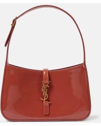 Saint Laurent - Le 5 A 7 Patent Leather Shoulder Bag - Lyst