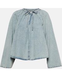 FRAME - Top Aus Denim - Lyst