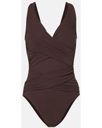 Karla Colletto - Costume Intero Con Ruches - Lyst