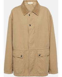 The Row - Frank Oversized Cotton Canvas Jacket - Lyst