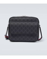 Gucci - GG Supreme Small Faux Leather Crossbody Bag - Lyst