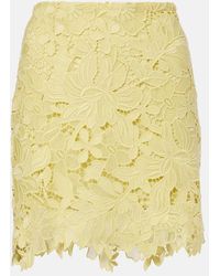 Sportmax - Bora Floral Lace Miniskirt - Lyst