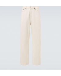 FRAME - Baggy High-Rise Wide-Leg Jeans - Lyst