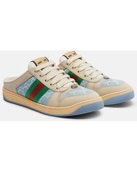 Gucci - Screener Faux Pearl-Embellished Mules - Lyst