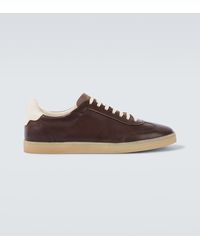 Brunello Cucinelli - Sneakers Aus Leder - Lyst