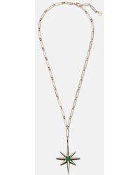 SHAY - Starburst 18Kt Necklace With Emerald And Diamonds - Lyst