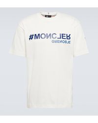3 MONCLER GRENOBLE - Day-namic Logo Cotton Jersey T-shirt - Lyst