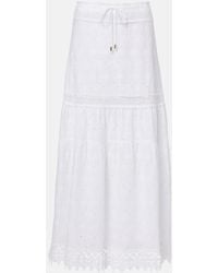 Melissa Odabash - Alessia Cotton Maxi Skirt - Lyst