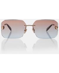 BVLGARI - Serpenti Square Sunglasses - Lyst