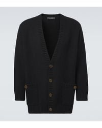 Dolce & Gabbana - Dg Wool-Blend Cardigan - Lyst