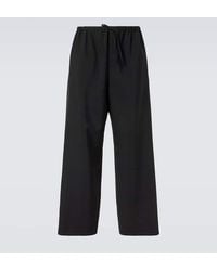 The Row - Weite Mid-Rise-Hose Donatello Aus Wolle Und Mohair - Lyst
