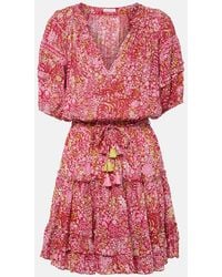 Poupette - Bona Floral Minidress - Lyst