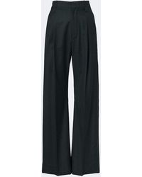 Victoria Beckham - Ethel Virgin Wool Wide-Leg Pants - Lyst