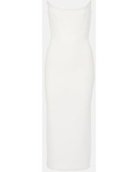 Alex Perry - Bridal Strapless Midi Dress - Lyst