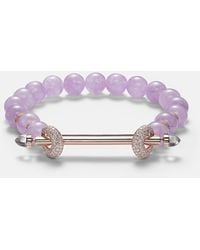 ANANYA - Bracelet Chakra En Or Rose 18 Ct Et Pierres Precieuses - Lyst