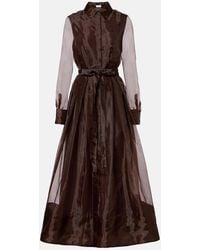 Jonathan Simkhai - Montgomery Organza Shirt Dress - Lyst