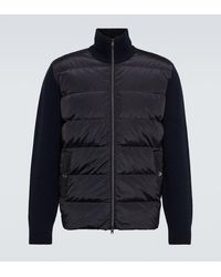 Herno - Wattierte Jacke aus Schurwolle - Lyst