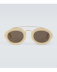 Fendi - Ovale Sonnenbrille Ff Around - Lyst