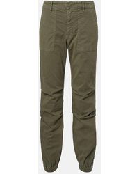 Nili Lotan - Utility Cotton Tapered Pants - Lyst