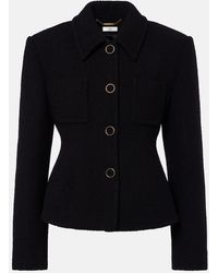 Chloé - Wool-Blend Jacket - Lyst