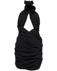 Magda Butrym - Cutout Silk-Blend Minidress - Lyst