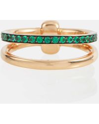 Pomellato - Together 18kt Rose Gold Ring With Emeralds - Lyst