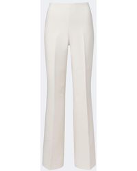 Roland Mouret - Crepe Wide-Leg Pants - Lyst