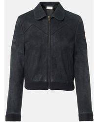 The Row - Axelette Suede Jacket - Lyst