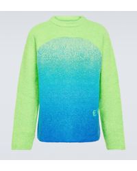 ERL - Rainbow Knitted Mohair-blend Sweater - Lyst