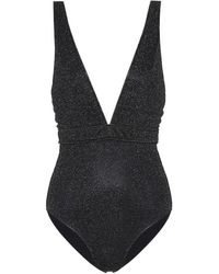 Oséree Costume intero metallizzato - Nero