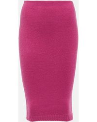 Tom Ford - Compact Knit Pencil Skirt - Lyst