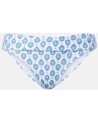Heidi Klein - La Croissette Printed Bikini Bottoms - Lyst