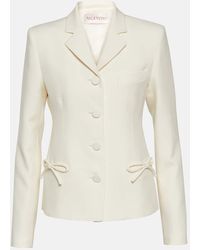 Valentino - Jacke aus Crepe Couture - Lyst