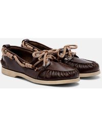 Golden Goose - Cruise Leather Boat Shoes - Lyst